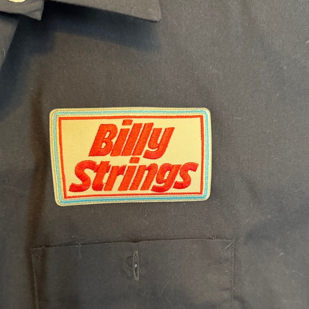 Billy Strings Tour Patch Dickies Black Button Up … - image 4